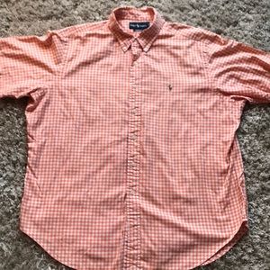 Men's short sleeve button up shirt